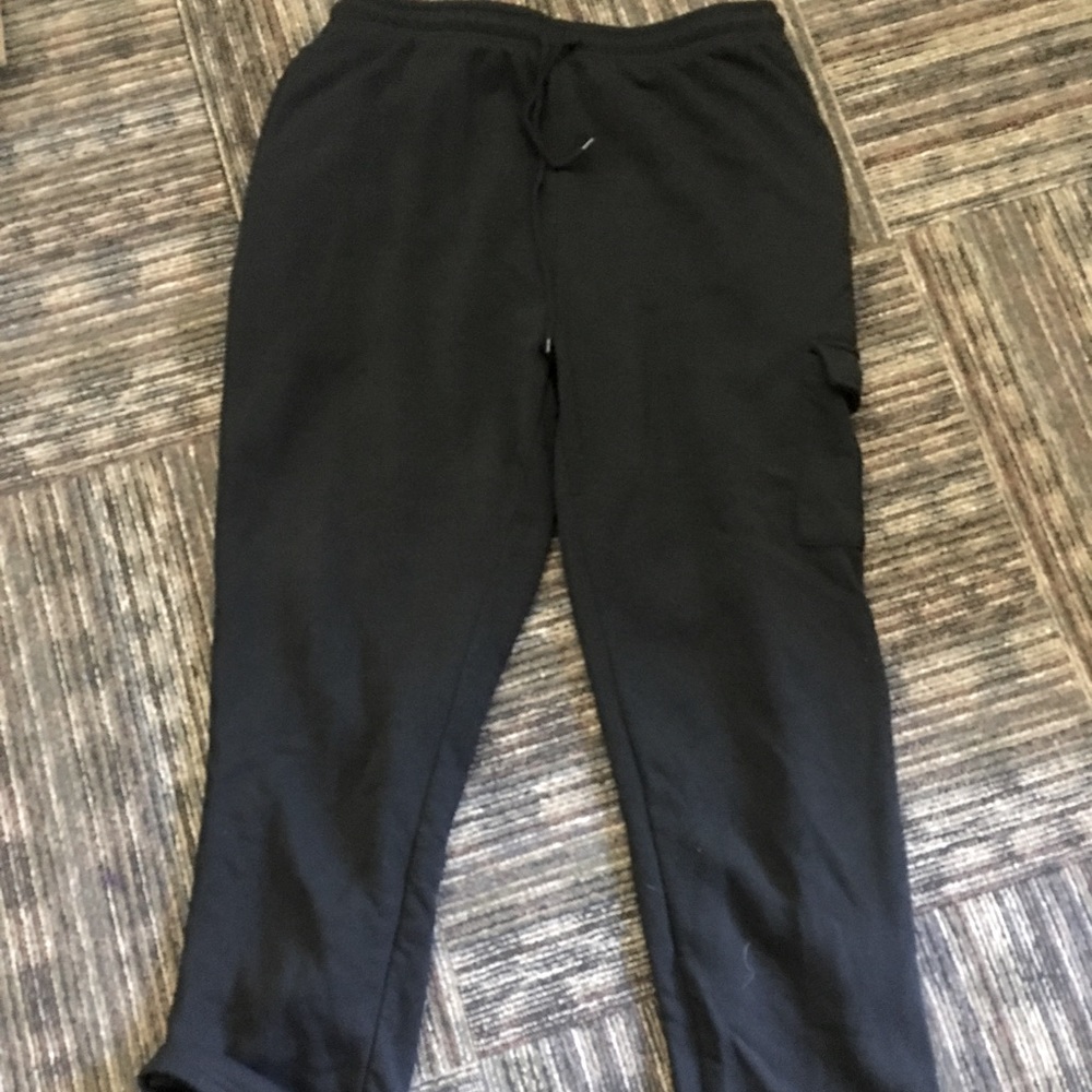Black sweatpants